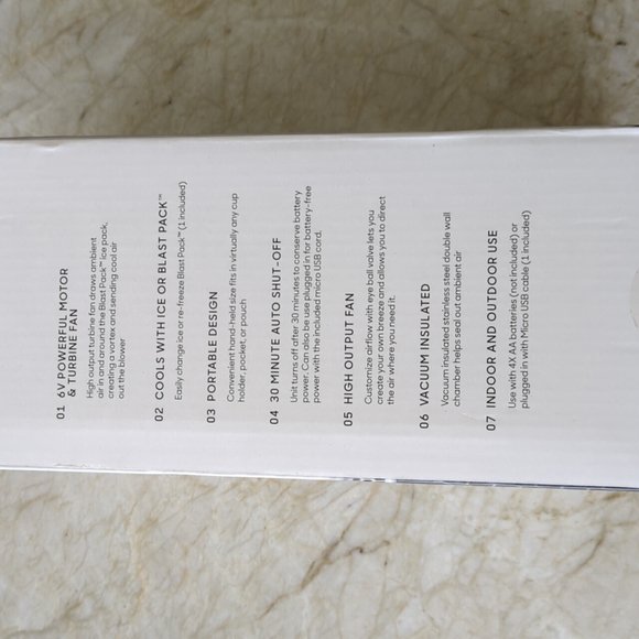 Sharper Image Breeze Blast Personal Air Cooler NWT - Picture 7 of 8